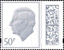 Charles III Pale Colours: 50p